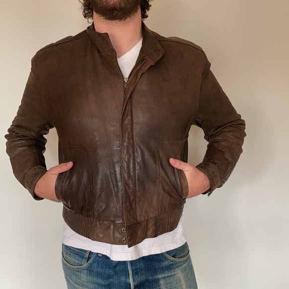 Reed Sportswear Vintage Leather Racer Jacket - Picture 4 of 14
